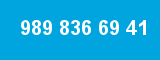 989 836 69 41 989 836 69 41